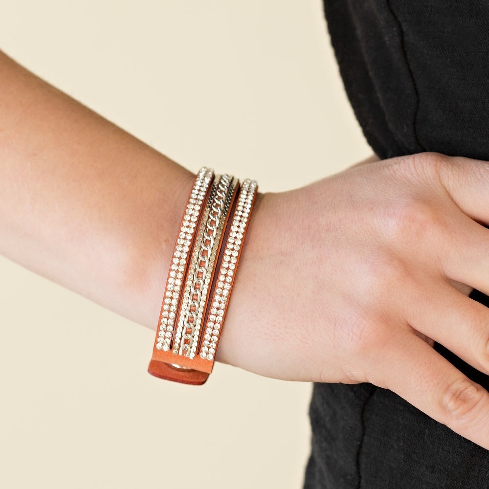 ❤️‍🔥5/$25❤️‍🔥 Unstoppable Urban Orange Bracelet